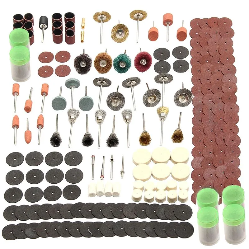 Electric Polishing Tool Accessory Kit Set - 340 Piece