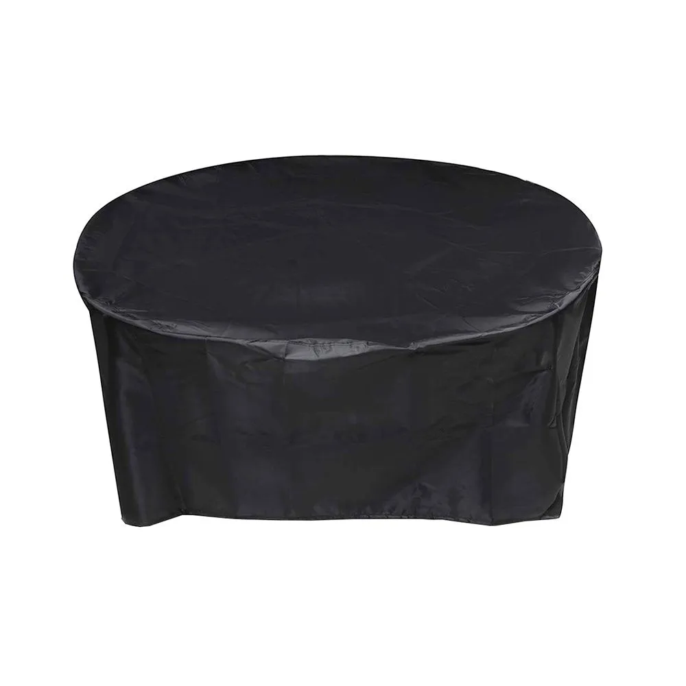 Round Outdoor Garden Table & Chair Cover (Size:185x110cm)