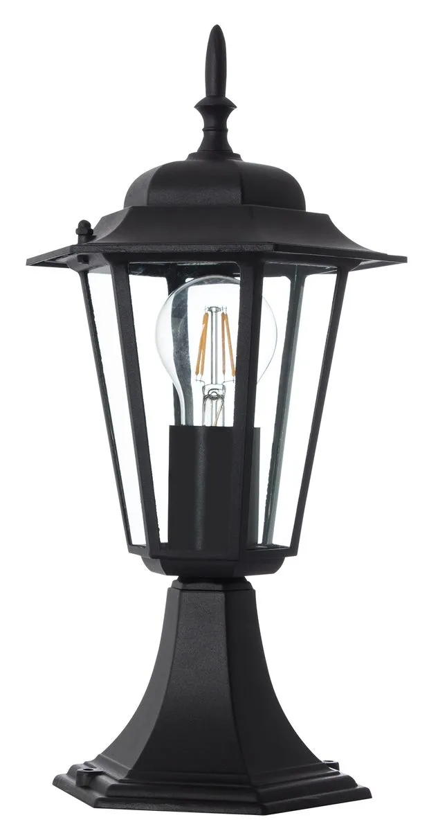 Bright Star Lighting - Die Cast Aluminium Lantern Pillar - Black