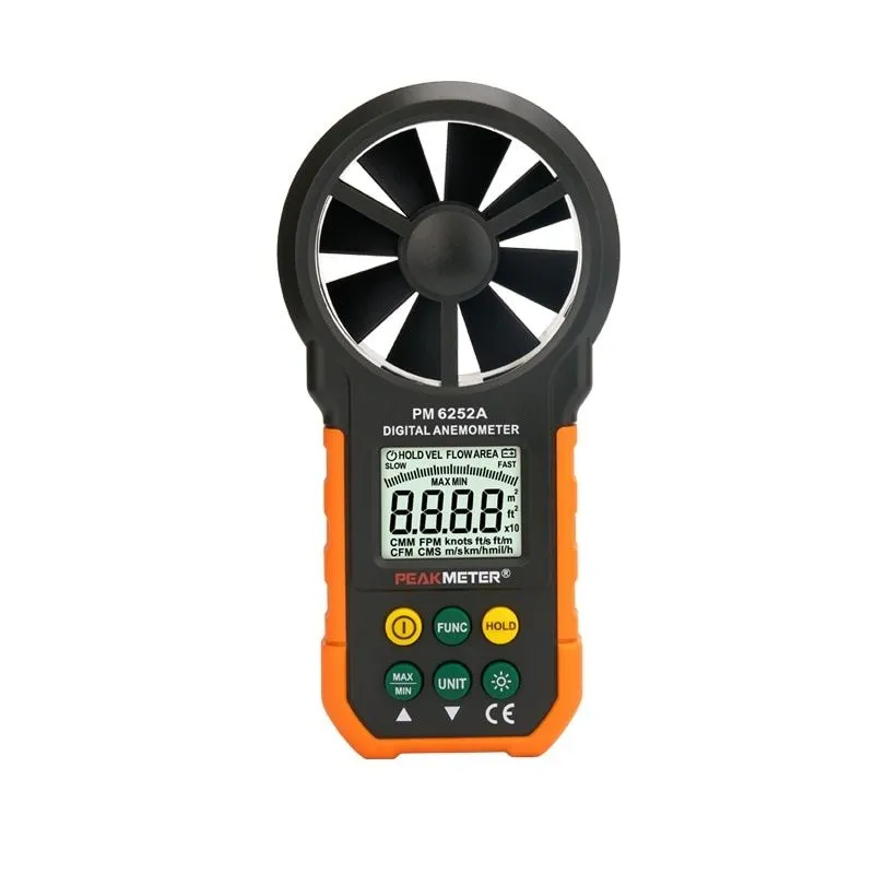 Breezetrack portable digital anemometer - wind speed & air flow meter