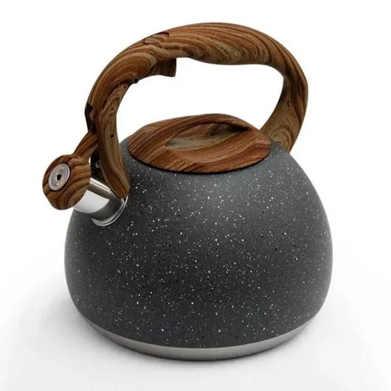 3 Litre Stove Top Whistling Kettle - Grey