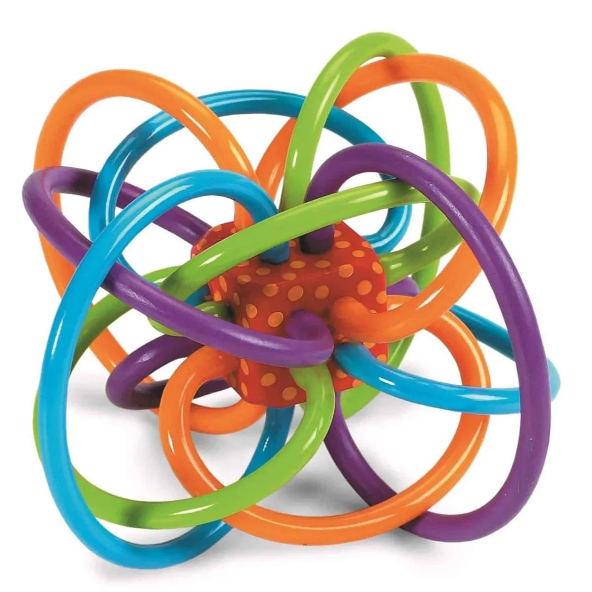 Manhattan Winkel Sensory Teether Toy & Rattle