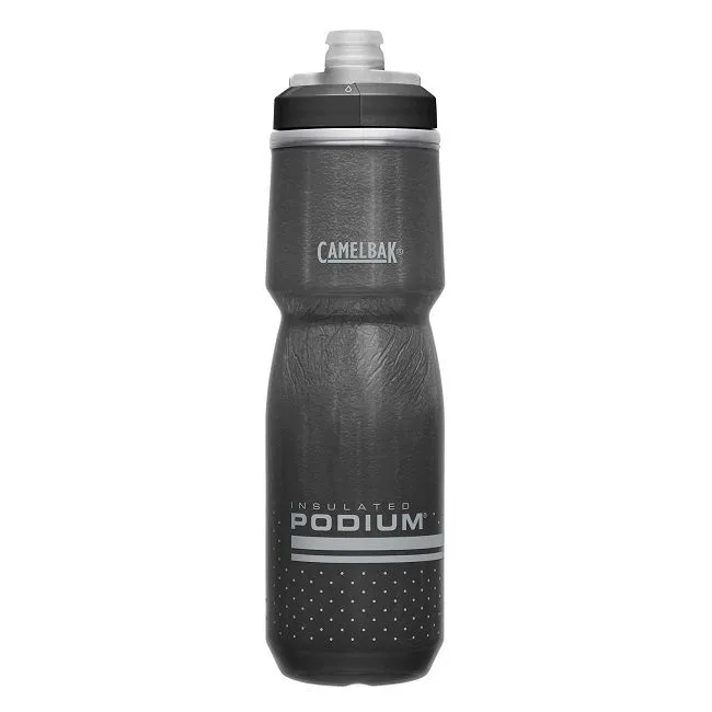 Camelbak Podium Chill 710ml Cycling Water Bottle - Black - Black