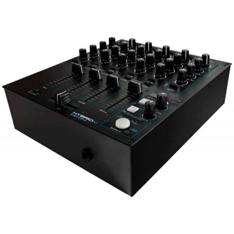 Hybrid DJ Mixer  4 + 1 Channel with USB and Effects