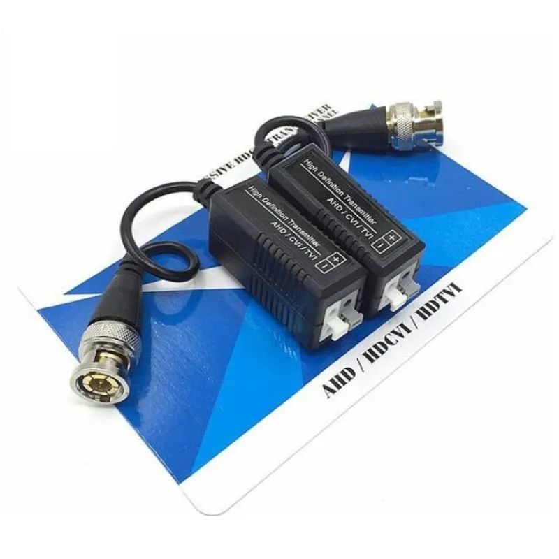Video Balun Blue/White Packaging