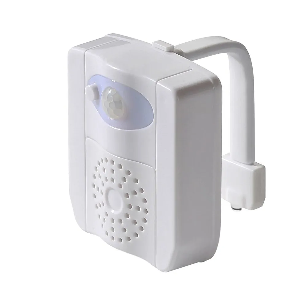 8 Color Changing LED Toilet Seat Light with Motion Sensor