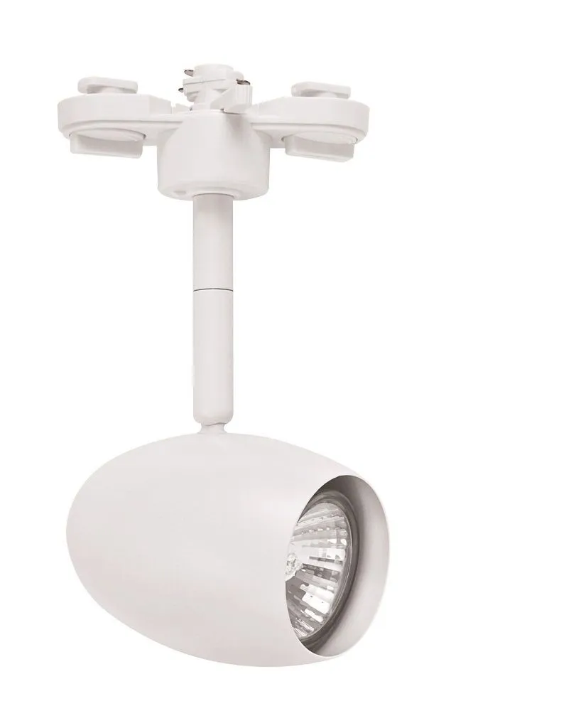 Bright Star Lighting GU10 3 Wire Aluminium Tracklight - White