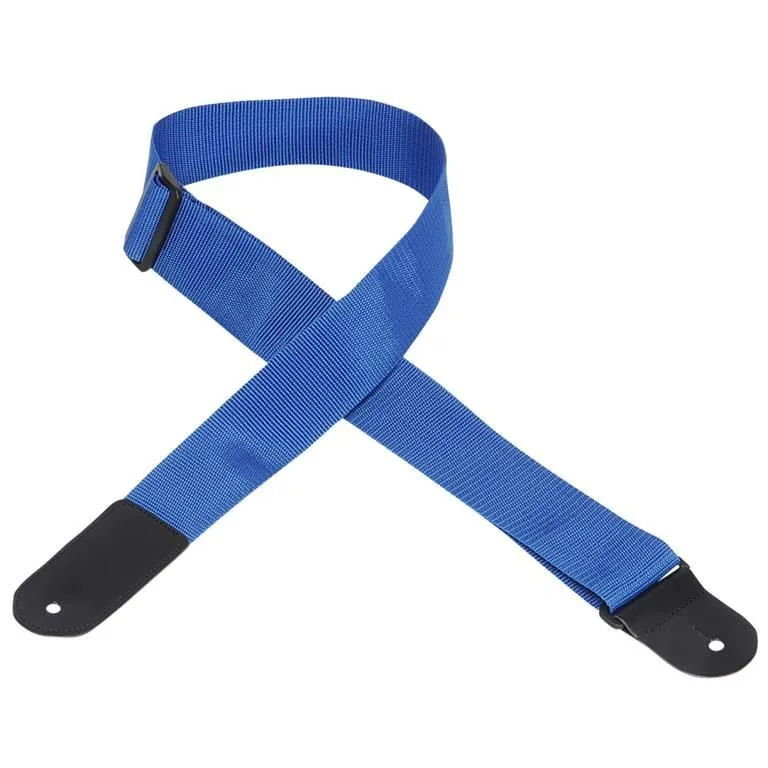 LEVY'S 2 Polyester Guitar Strap - Blue
