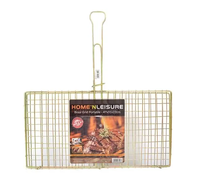 Braai Metal Fixed-Handle 41X31cm
