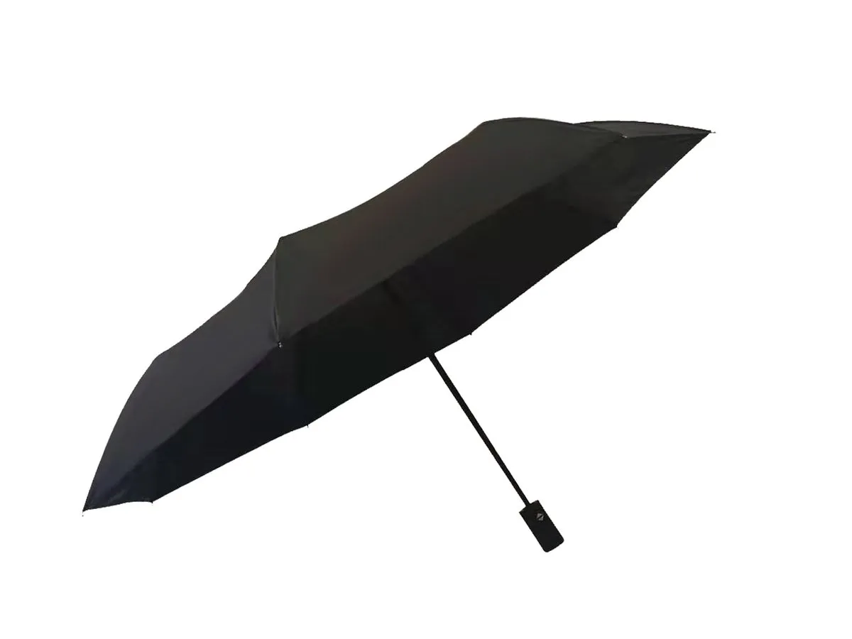 Alice Umbrella Mini Auto Open Fibreglass Ribs 98% UV Black - Black