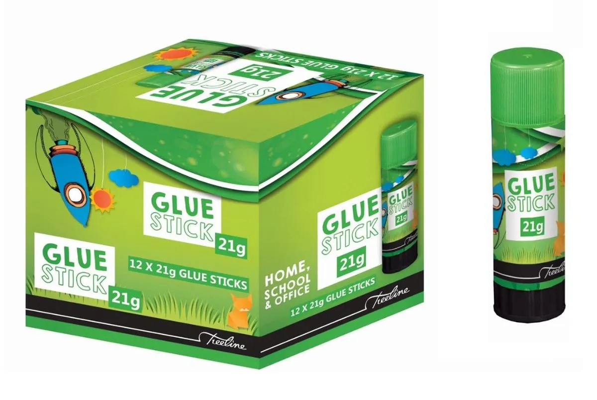 Treeline Glue Stick Non Toxic 21g - Box of 12