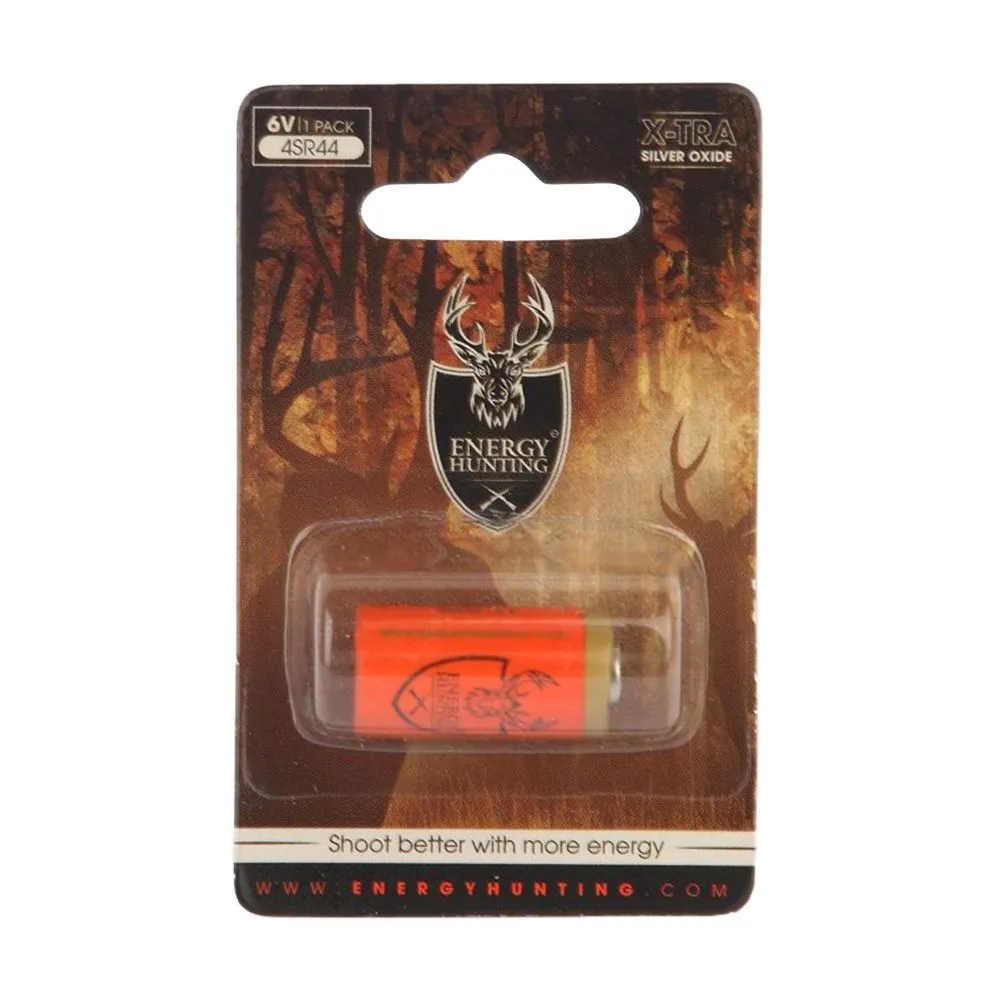 Energy hunting silver oxyde 4sr44 battery