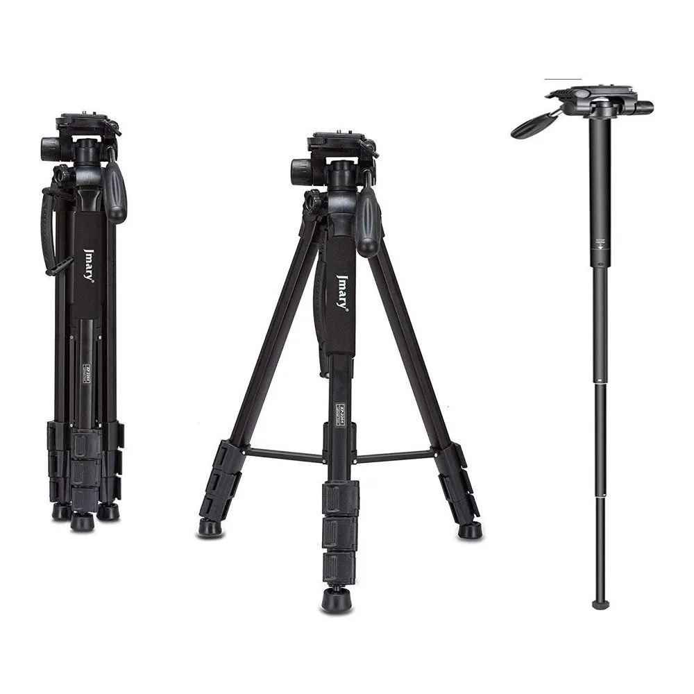 Jmary Professional Aluminium Tripod & Monopod for All DSLR Cameras