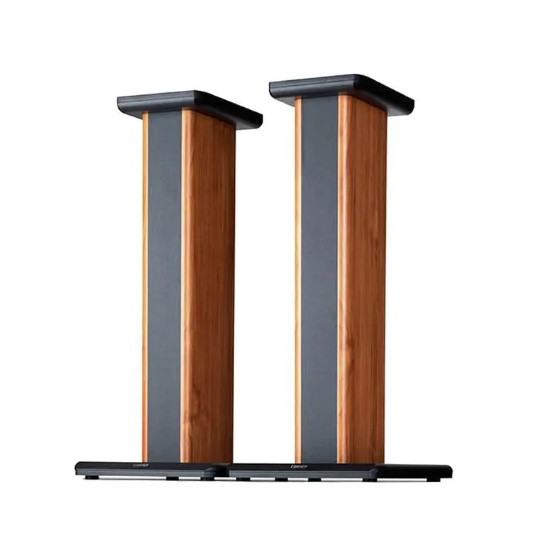 Edifier SS02 Speaker Stands for use with S1000MKII / S2000MKIII - Woodgrain