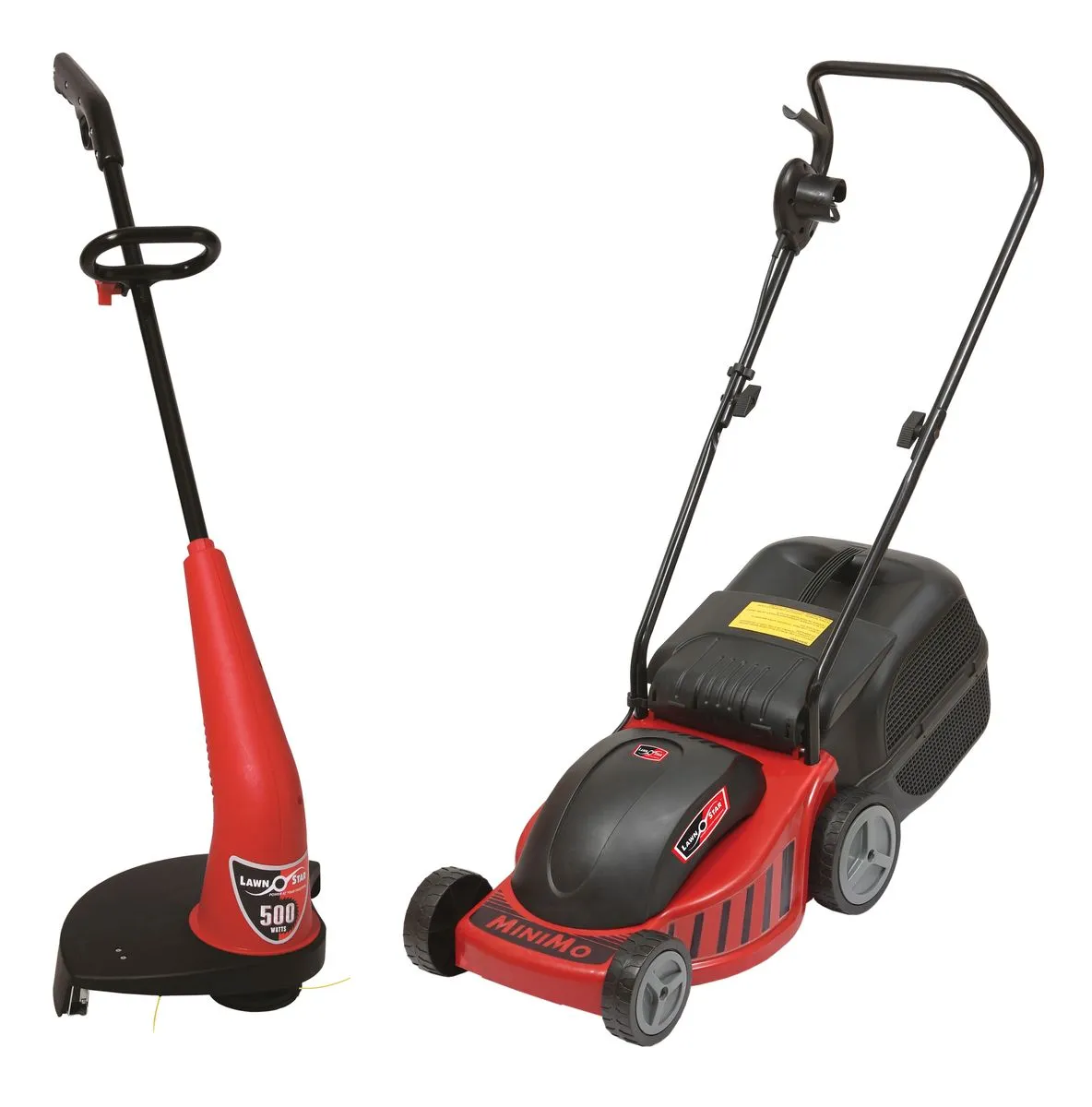 LAWN STAR - Minimo Combo 1000W Lawnmower & 500W Lawn Trimmer