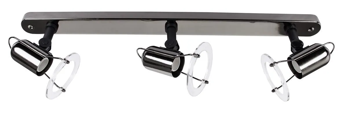 3 Light Spot on Bar - Gun Metal