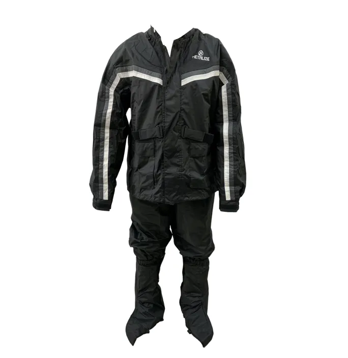 Metalize 602 Black/Grey Rain Suit