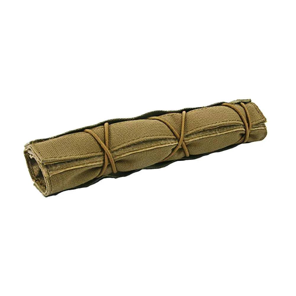 22cm Military Hunting Tactical Airsoft Suppressor Silencer Cover-Tan