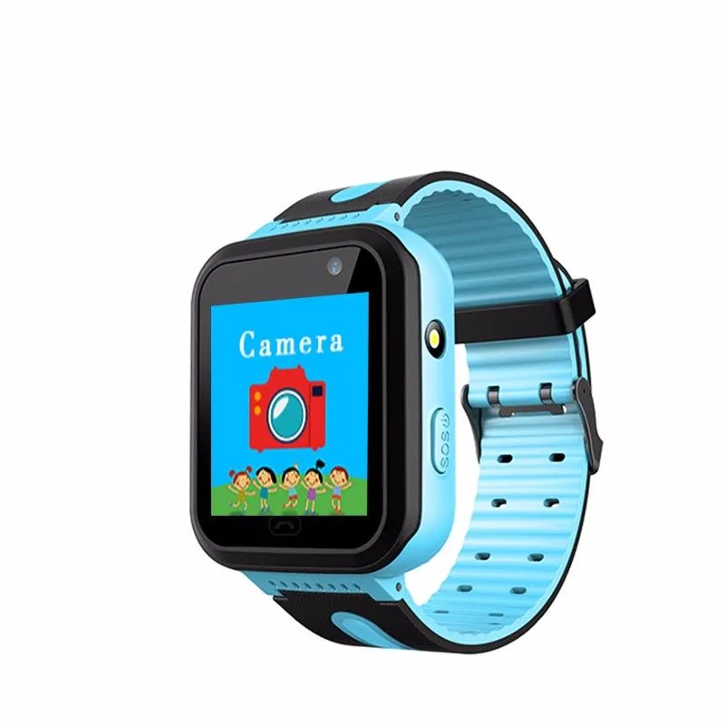 Q7S Waterproof Kids Smart Watch with GPS, SOS Call & Camera - Blue