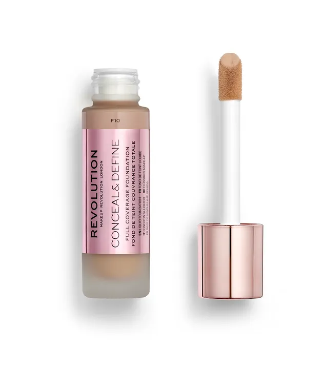 Revolution Beauty Conceal and Define Full Coverage Foundation F10