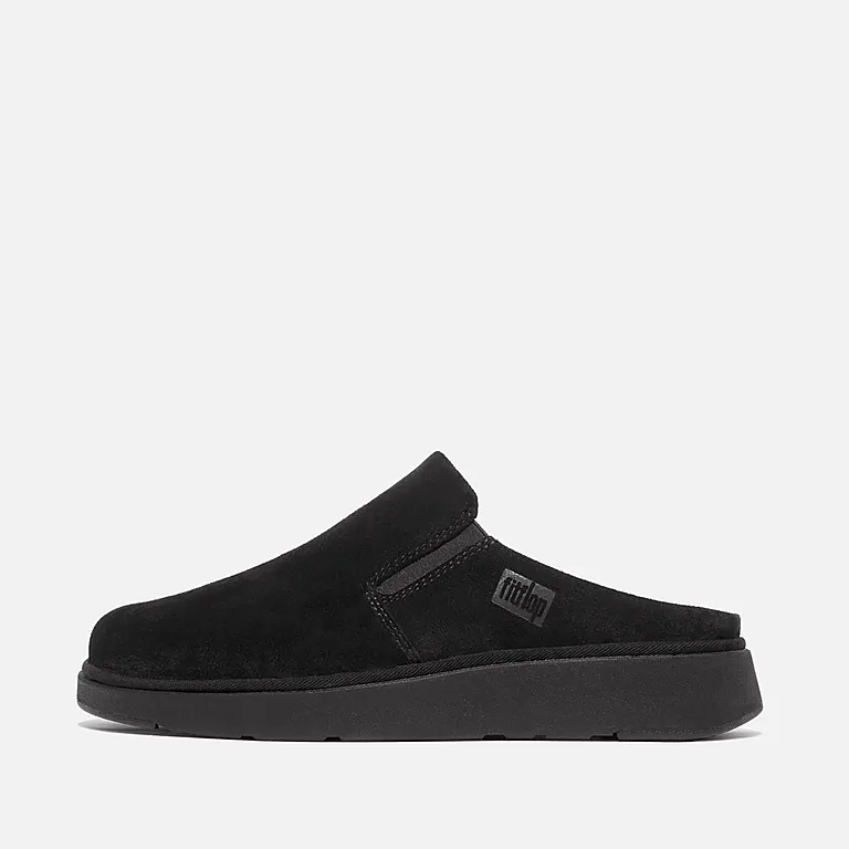 Ladies Gen-FF Elasticated Side Leather Mules