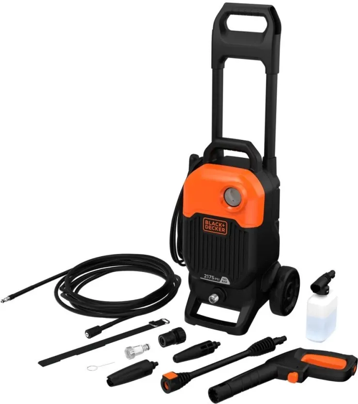 150-Bar 2000W Electric Pressure Washer (Model: BEPW2000-QS)