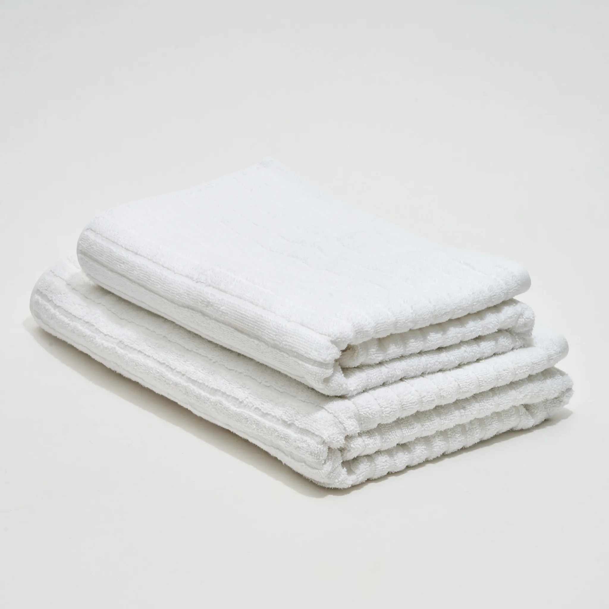 6x 600gsm Ribbed Ringspun Cotton Towels