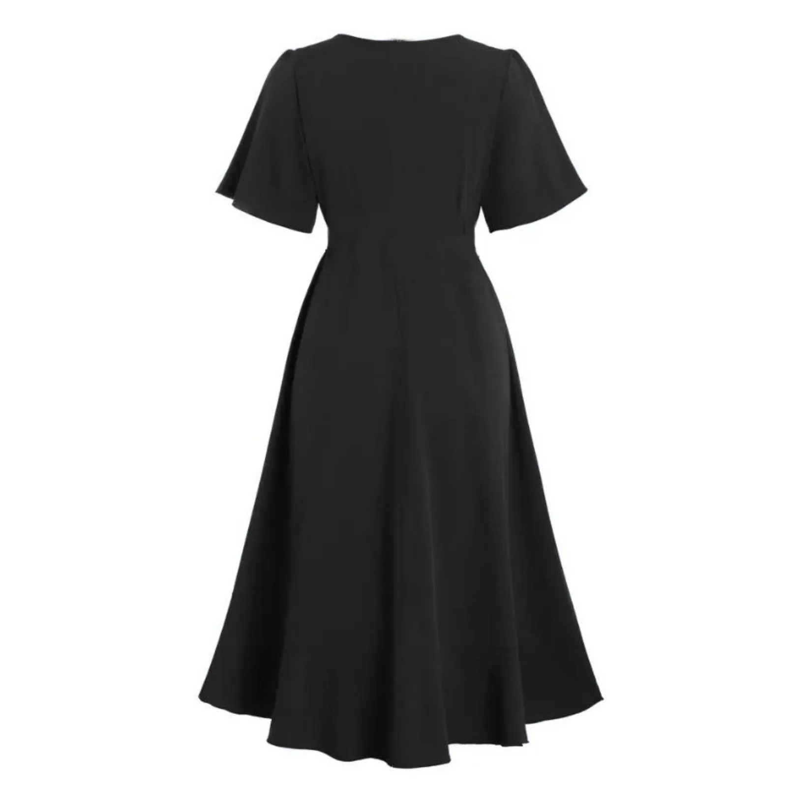 Ladies Wrap Dress With Pockets