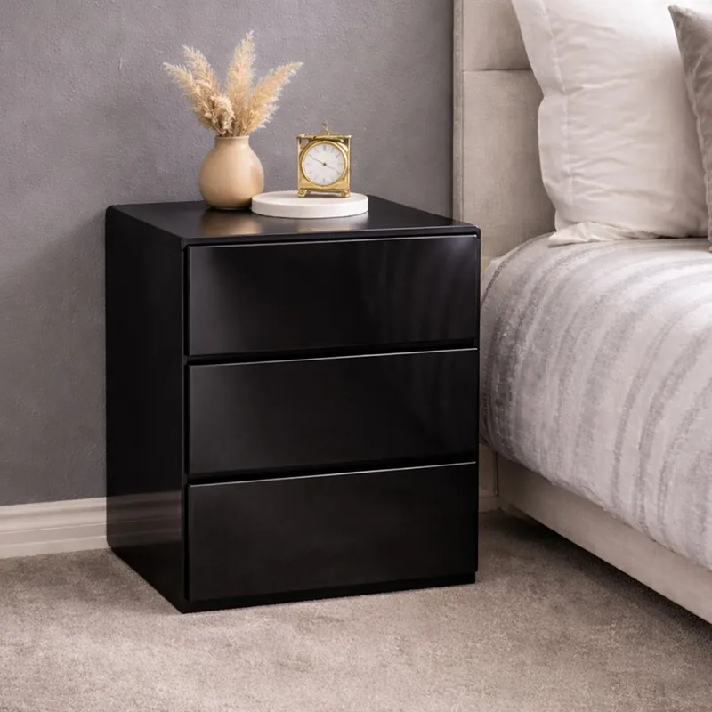 3-Drawer Elegant Bedside Cabinet (Damaged Packaging)