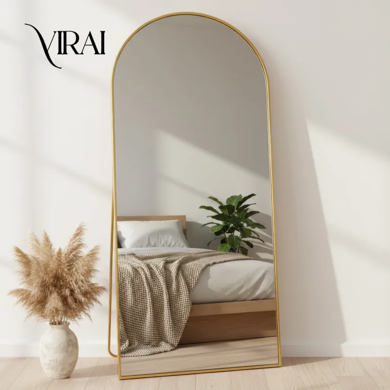 1.8m Full-Length Standing and Wall-Mounted Framed Mirror (Demo Stock)