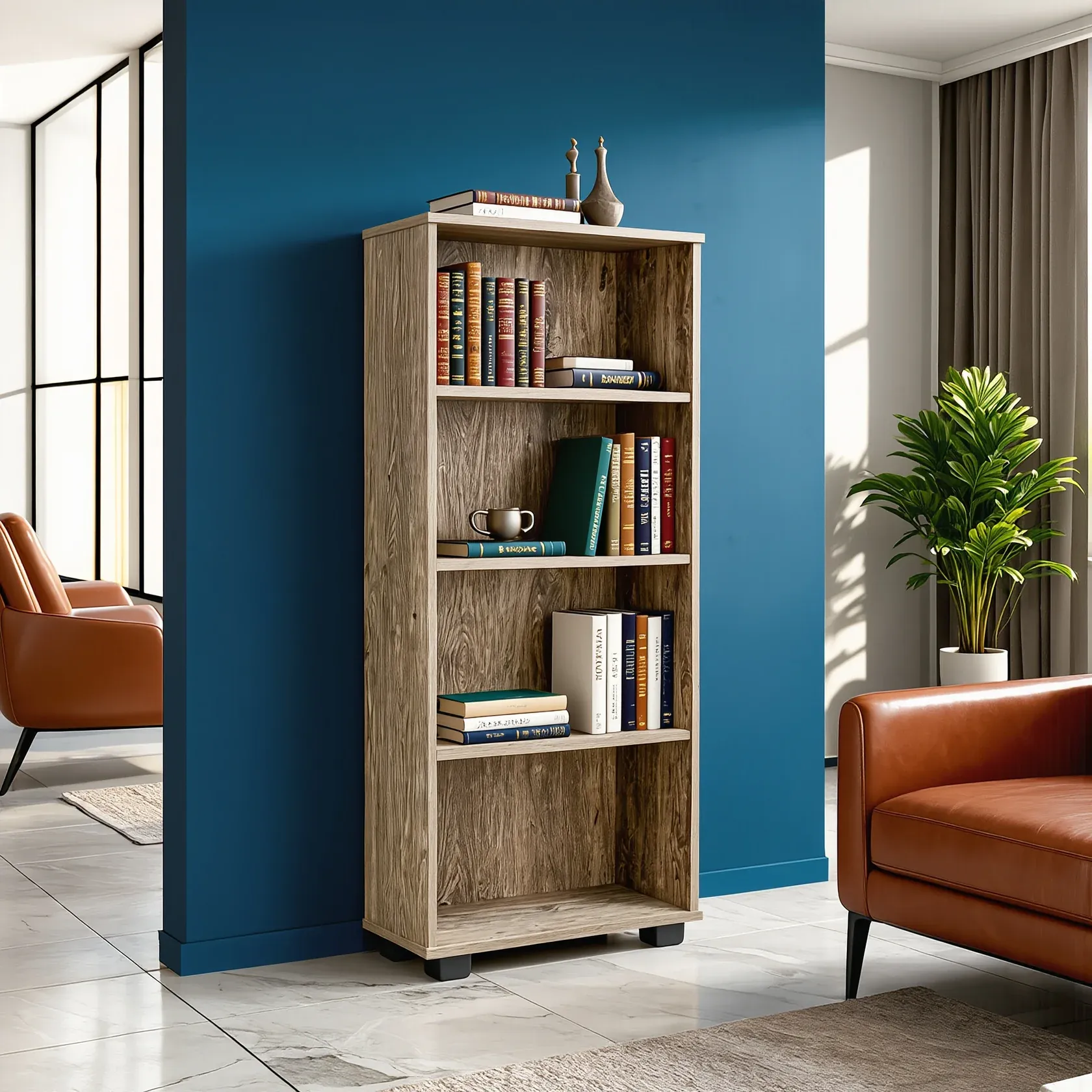 4-Tier Oslo Bookshelf