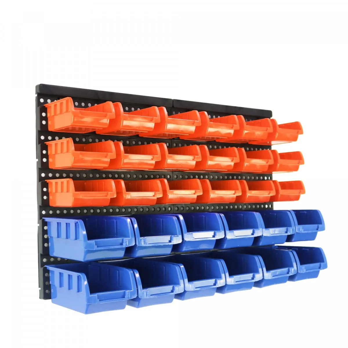 30-Piece Storage Bin Set with Back Board