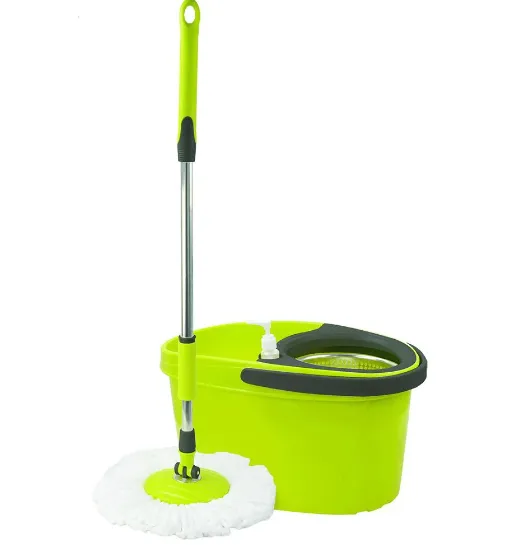 Spinning Action Mop And Dual Chamber Bucket (Damaged Packaging)