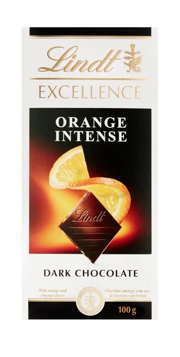 Lindt Excellence Dark Chocolate, Orange Intense (100g)