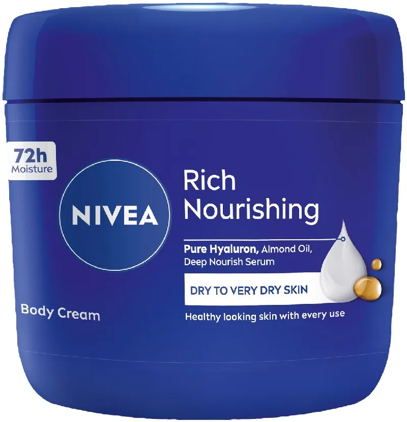 NIVEA Body Cream, Rich Nourishing (400ml)