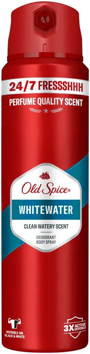 Old Spice Deodorant Body Spray, White Water (150ml)