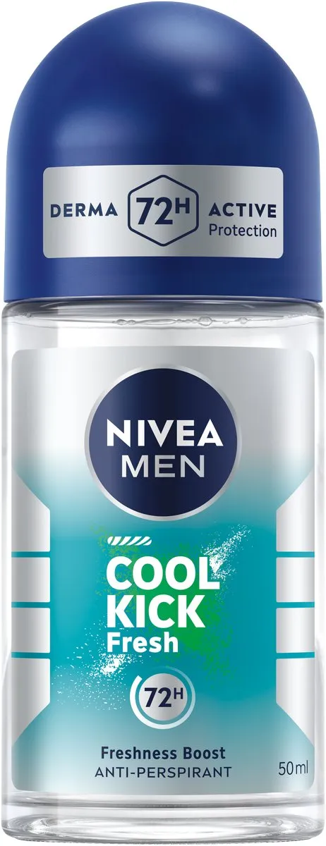 NIVEA MEN Anti-Perspirant Roll-On, Cool Kick Fresh (50ml)
