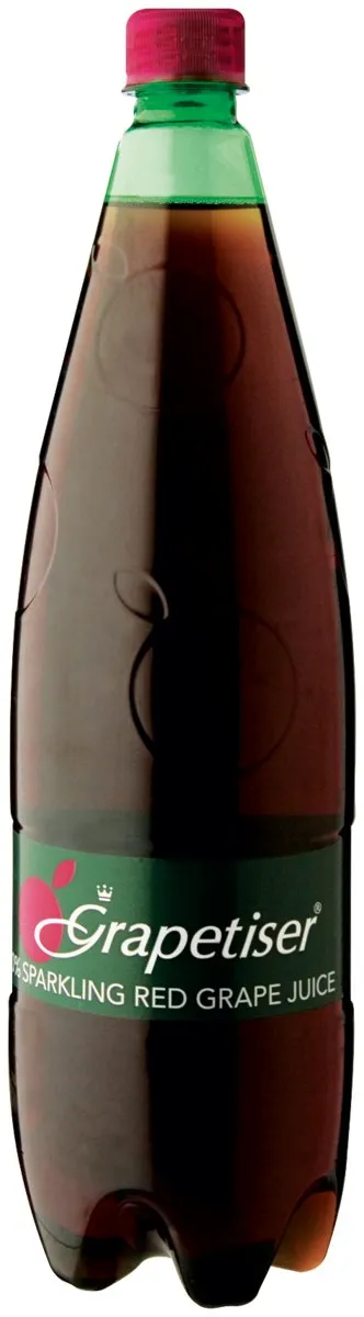 Grapetiser 100% Sparkling Red Grape Juice (1.25L)