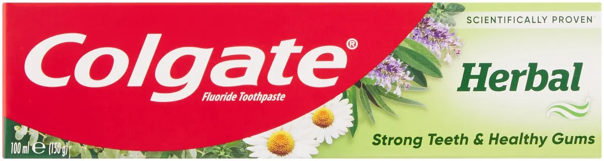 Colgate Fluoride Toothpaste, Herbal (100ml)