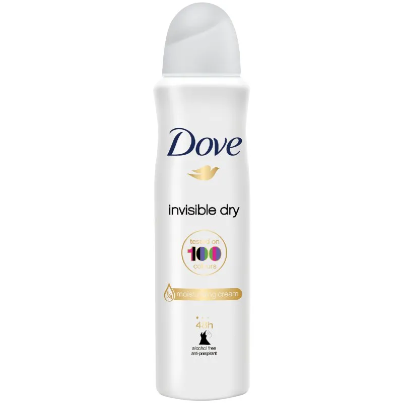 Dove Advanced Care Anti-Perspirant Body Spray, Invisible Dry (150ml)