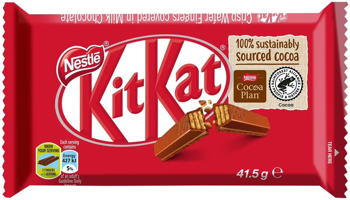 Nestlé KitKat Milk Chocolate Crisp Wafer Fingers (41.5g)
