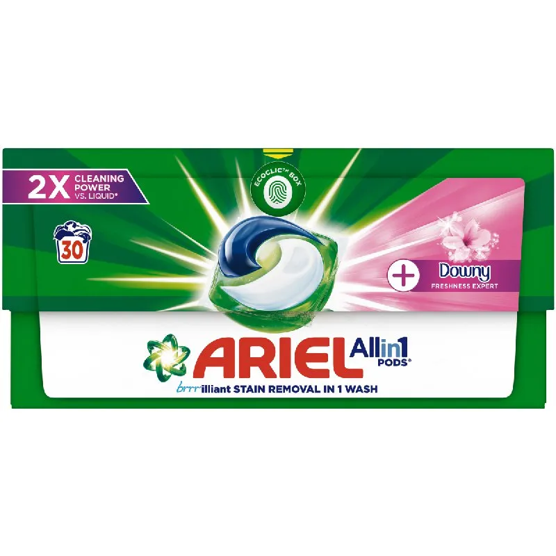 Ariel All-in-1 Automatic Washing Pods, Downy (30pk)