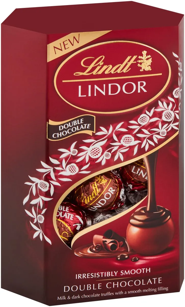 Lindt LINDOR Double Chocolate Truffles (200g)