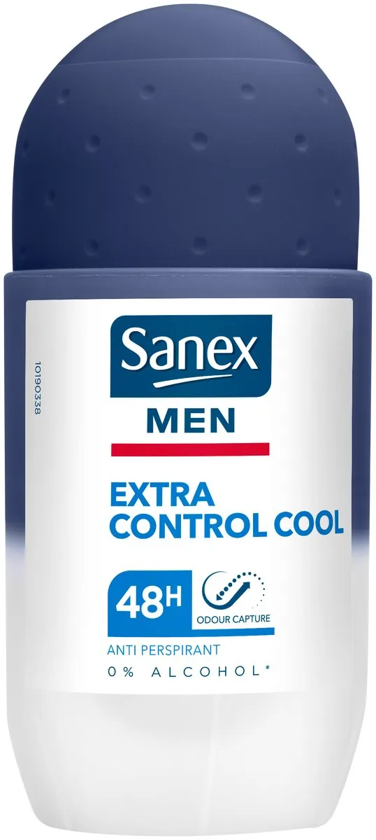 Sanex Men Anti-Perspirant Roll-On, Extra Control Cool (50ml)