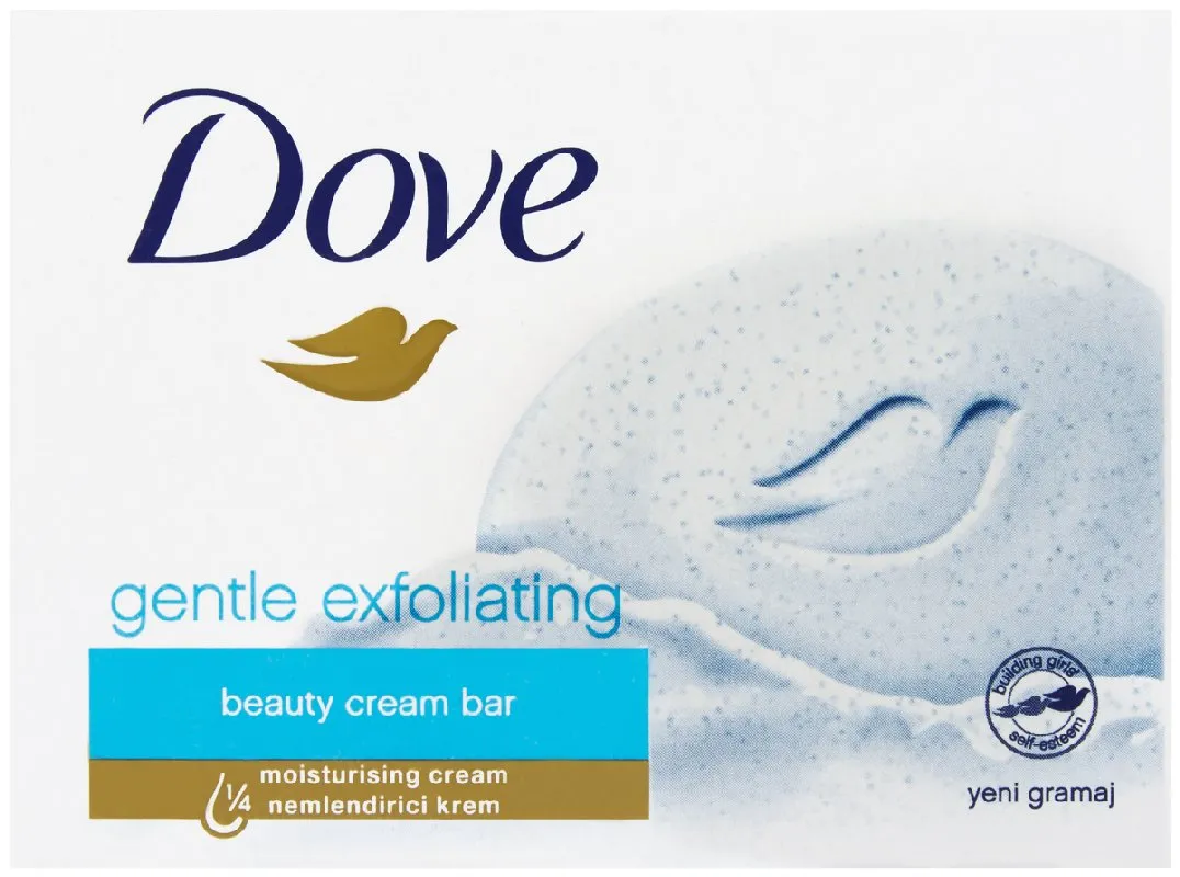 Dove Beauty Cream Bar Soap, Gentle Exfoliating (90g)