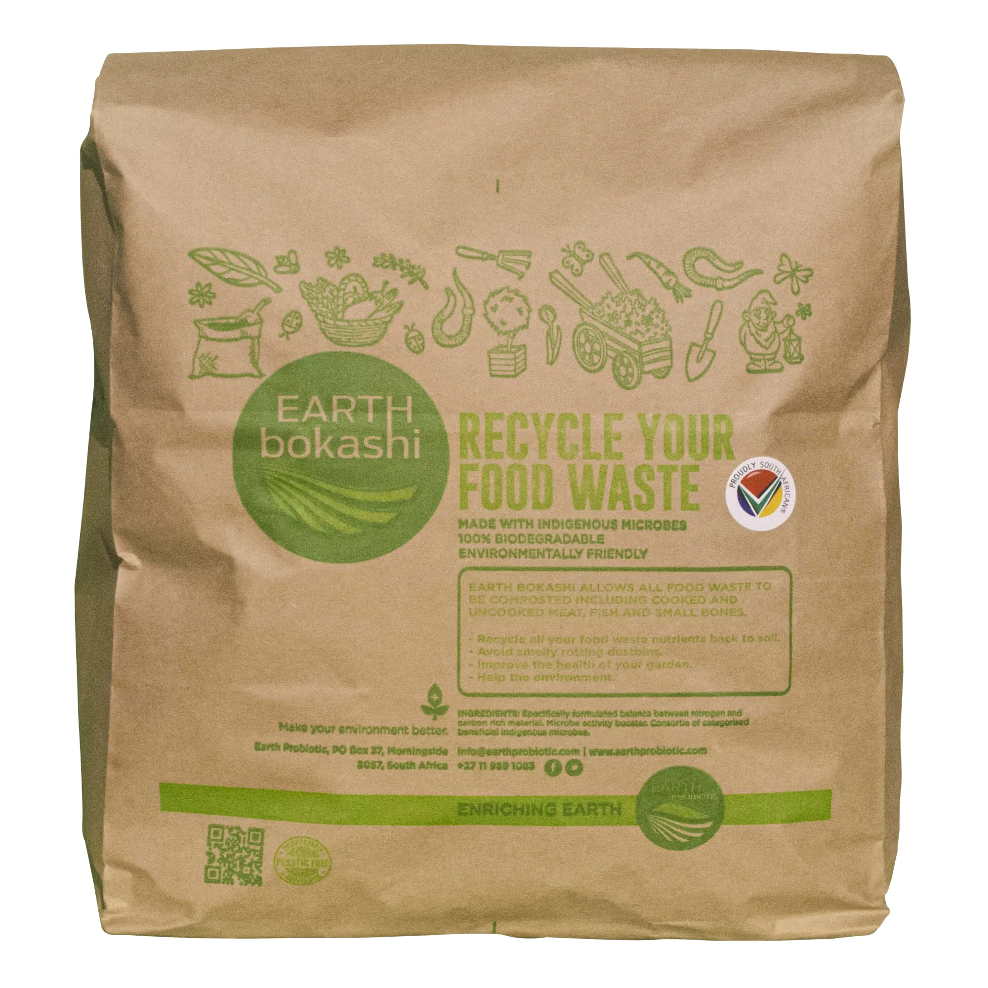 Earth Probiotic Bokashi Food Waste Digester Bran Refill