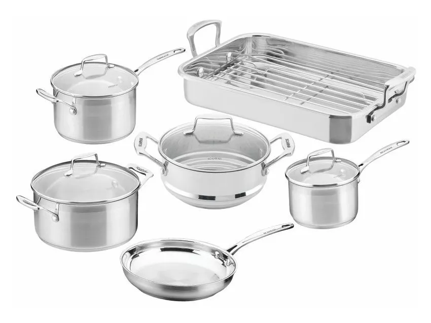 Scanpan Impact Cookware Set with Roaster, 6-Piece