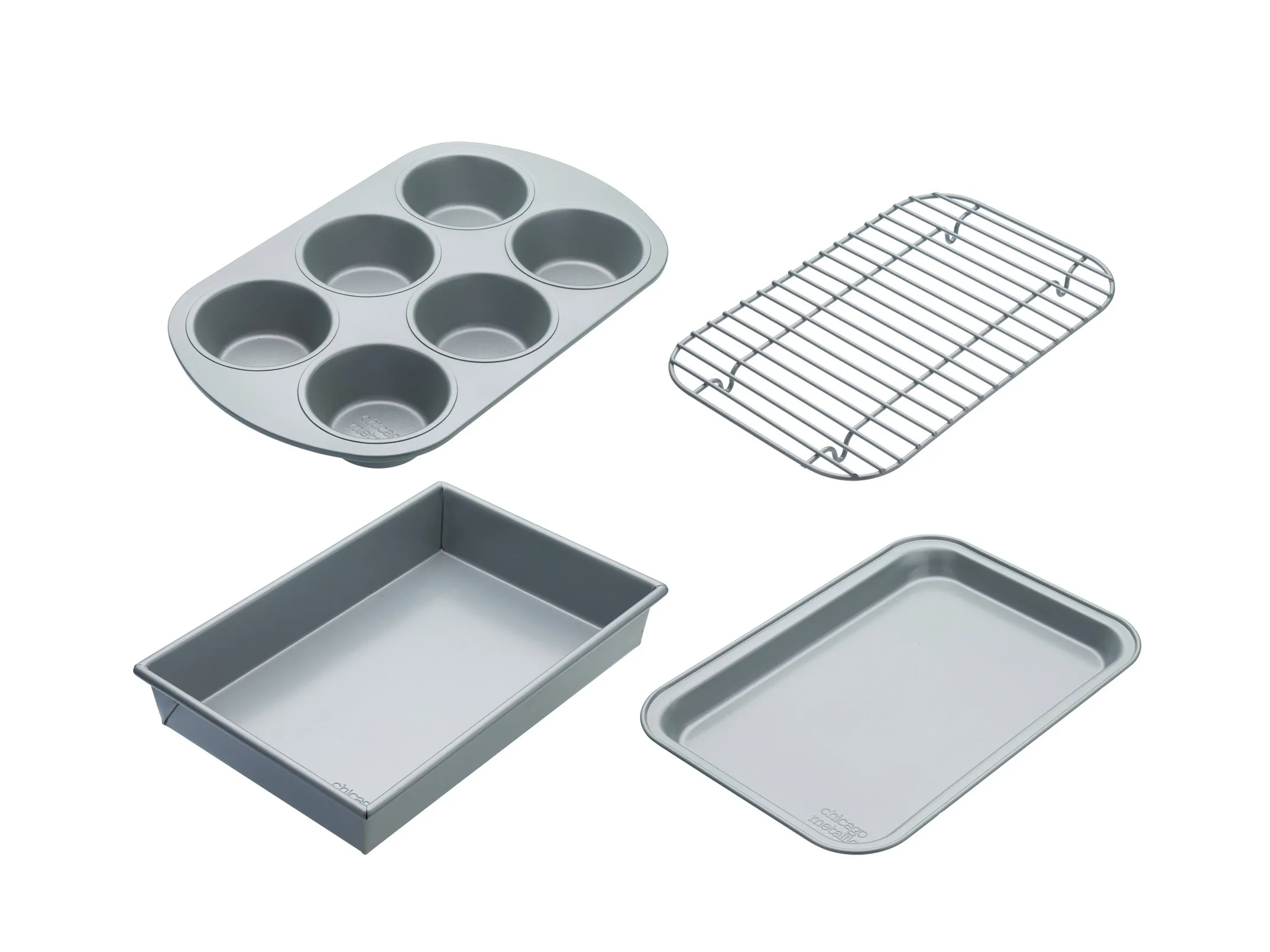 Chicago Metallic Non-Stick Bakeware Set, 4-Piece