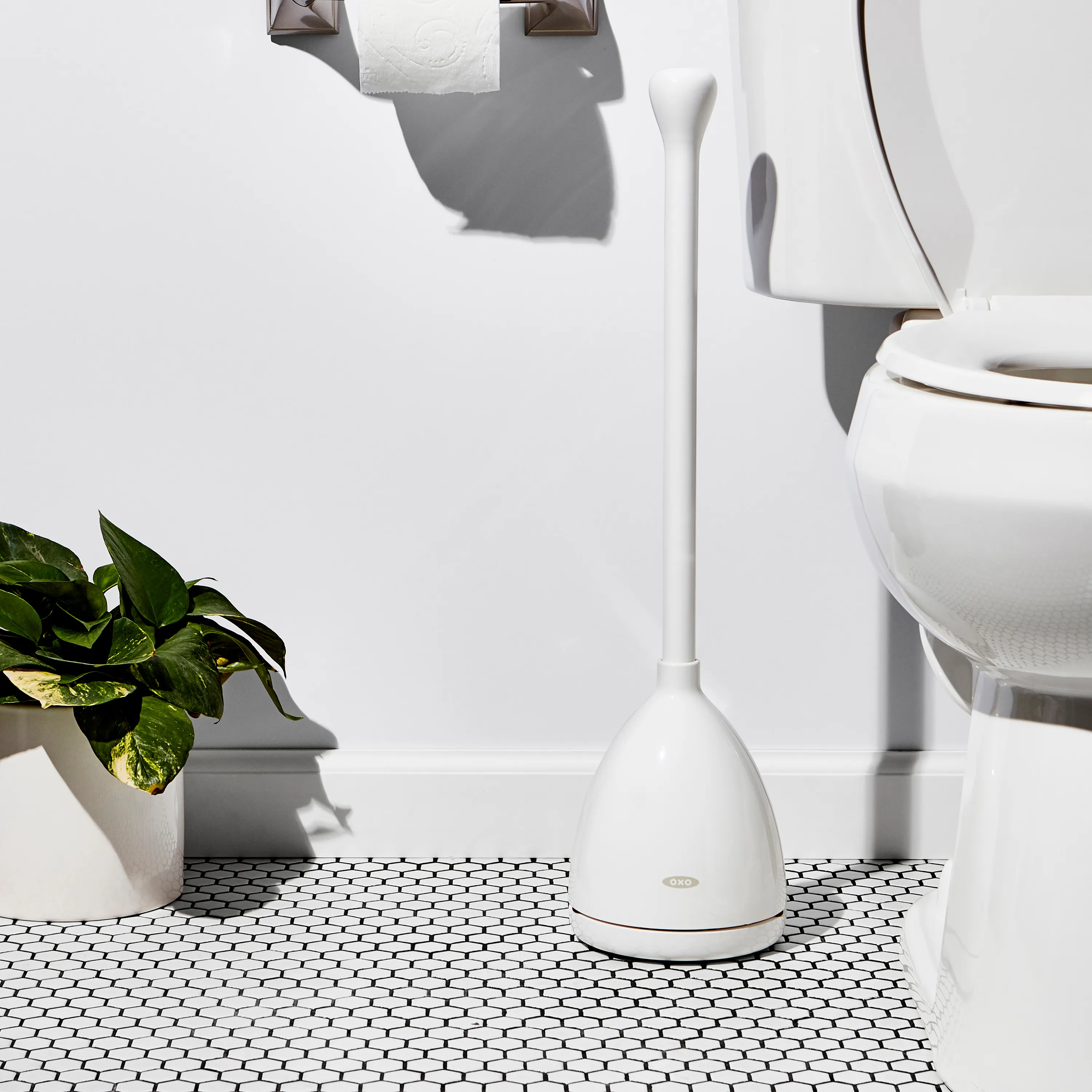 OXO Good Grips Toilet Brush with Rim Cleaner