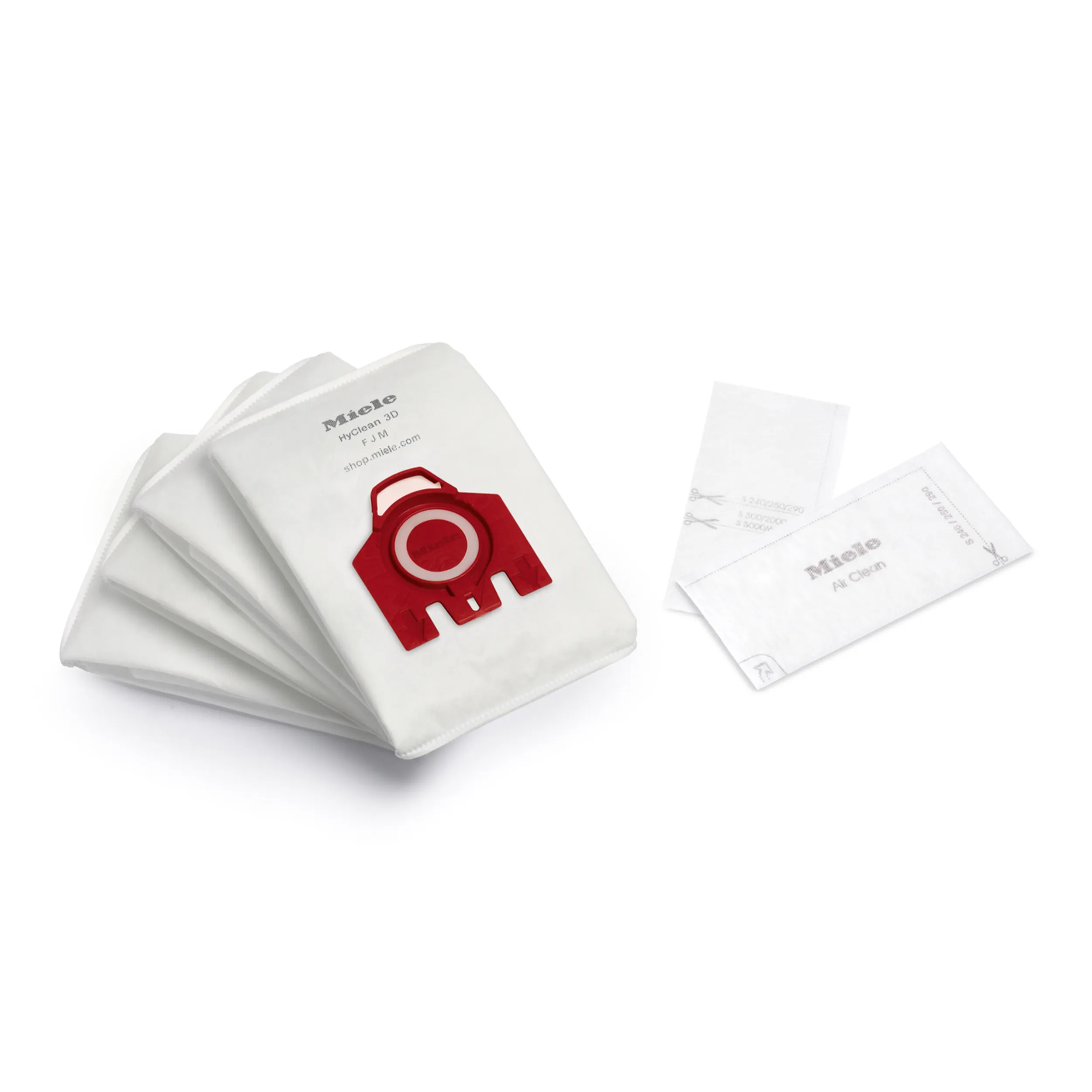 Miele HyClean 3D Efficiency FJM Vacuum Cleaner Bags, Pack of 4